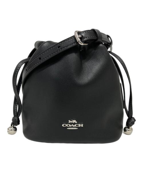 COACH（コーチ）COACH (コーチ) フェイ ミニ ドローストリング バッグ・ルーシング ブラックの古着・服飾アイテム