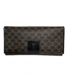 CELINE（セリーヌ）の古着「マカダム柄ウォレット」｜ブラウン