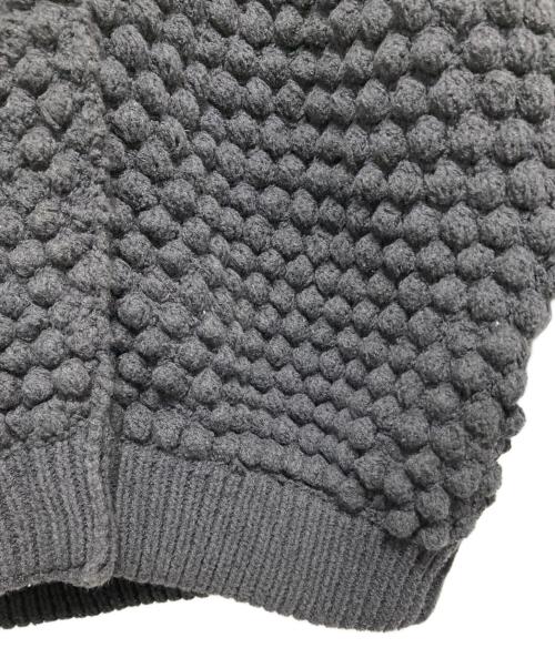 CLANE（クラネ）CLANE (クラネ) スリーディー ハーフスリーブ ニット カーディガン/3D DOT HALF SLEEVE KNIT CARDIGAN ブラック サイズ:２の古着・服飾アイテム