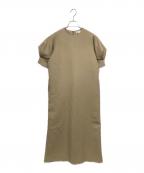 RIM.ARKリムアーク）の古着「Tuck sleeve long OP」｜ベージュ