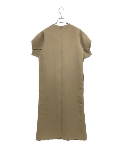 RIM.ARK（リムアーク）RIM.ARK (リムアーク) Tuck sleeve long OP ベージュ サイズ:36の古着・服飾アイテム