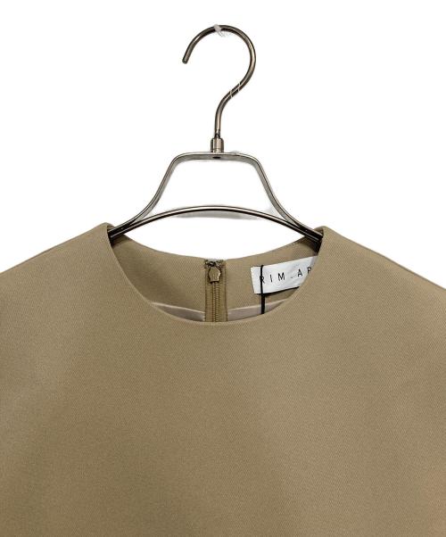RIM.ARK（リムアーク）RIM.ARK (リムアーク) Tuck sleeve long OP ベージュ サイズ:36の古着・服飾アイテム
