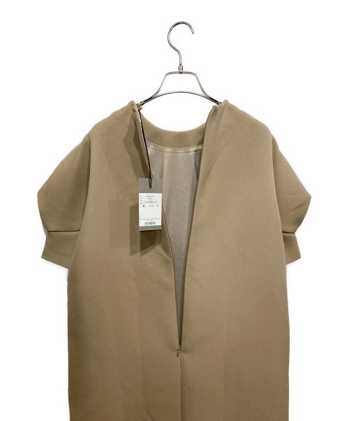 RIM.ARK（リムアーク）RIM.ARK (リムアーク) Tuck sleeve long OP ベージュ サイズ:36の古着・服飾アイテム