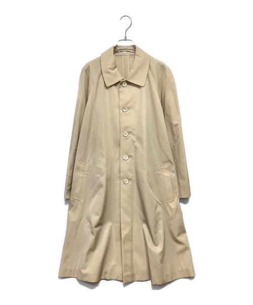 IMPER MEABLE yohji yamamoto（インパァーミィアブル ヨウジヤマモト）IMPER MEABLE yohji yamamoto (インパァーミィアブル ヨウジヤマモト) ステンカラーコート ベージュ サイズ:38の古着・服飾アイテム
