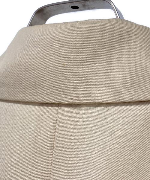 IMPER MEABLE yohji yamamoto（インパァーミィアブル ヨウジヤマモト）IMPER MEABLE yohji yamamoto (インパァーミィアブル ヨウジヤマモト) ステンカラーコート ベージュ サイズ:38の古着・服飾アイテム