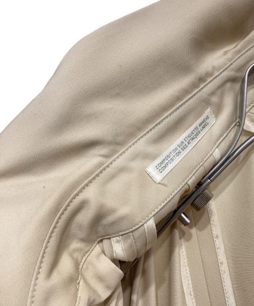 IMPER MEABLE yohji yamamoto（インパァーミィアブル ヨウジヤマモト）IMPER MEABLE yohji yamamoto (インパァーミィアブル ヨウジヤマモト) ステンカラーコート ベージュ サイズ:38の古着・服飾アイテム