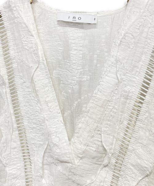 IRO PARIS（イロ）IRO PARIS (イロ) レースブラウス ホワイト サイズ:36の古着・服飾アイテム