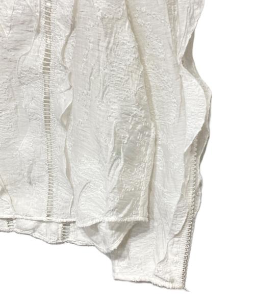 IRO PARIS（イロ）IRO PARIS (イロ) レースブラウス ホワイト サイズ:36の古着・服飾アイテム
