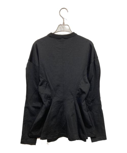 AKIKOAOKI（アキコアオキ）AKIKOAOKI (アキコアオキ) Puffed T‐shirts ブラック サイズ:Fの古着・服飾アイテム