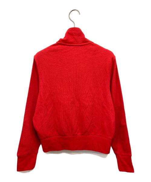 adidas（アディダス）adidas (アディダス) ニットトップ レッド サイズ:Lの古着・服飾アイテム