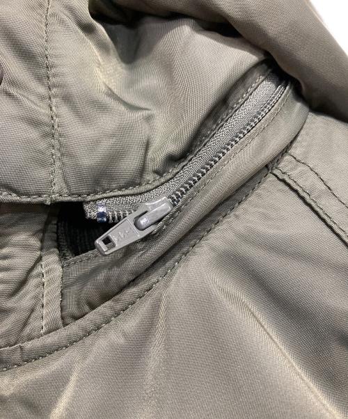 ALPHA（アルファ）ALPHA (アルファ) フーデットリブジャケット グレー サイズ:Mの古着・服飾アイテム