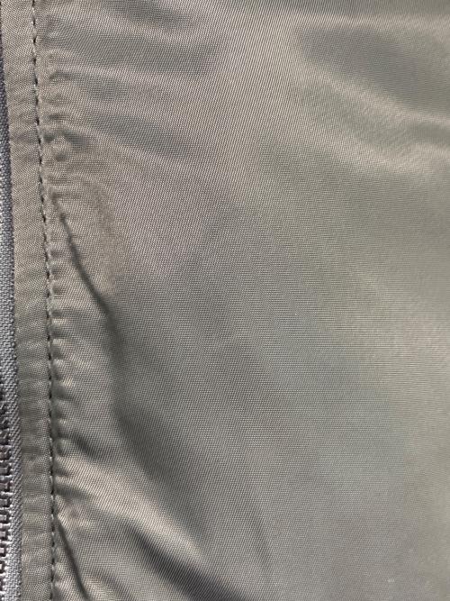 ALPHA（アルファ）ALPHA (アルファ) フーデットリブジャケット グレー サイズ:Mの古着・服飾アイテム