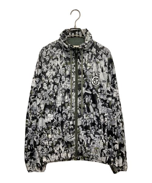 DIESEL（ディーゼル）DIESEL (ディーゼル) 総柄ジャケット グリーン サイズ:Sの古着・服飾アイテム