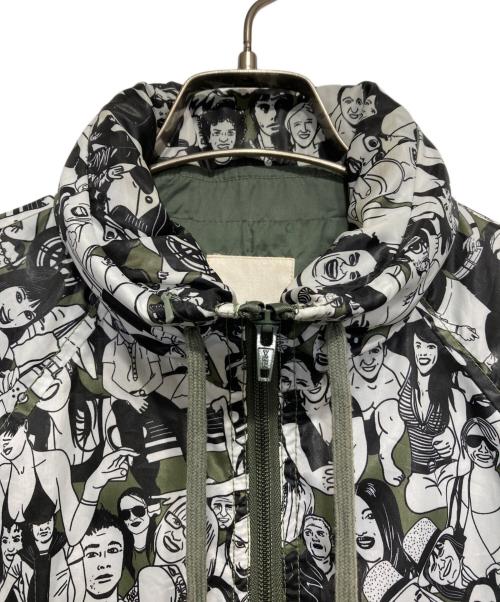 DIESEL（ディーゼル）DIESEL (ディーゼル) 総柄ジャケット グリーン サイズ:Sの古着・服飾アイテム
