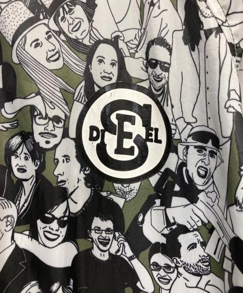 DIESEL（ディーゼル）DIESEL (ディーゼル) 総柄ジャケット グリーン サイズ:Sの古着・服飾アイテム