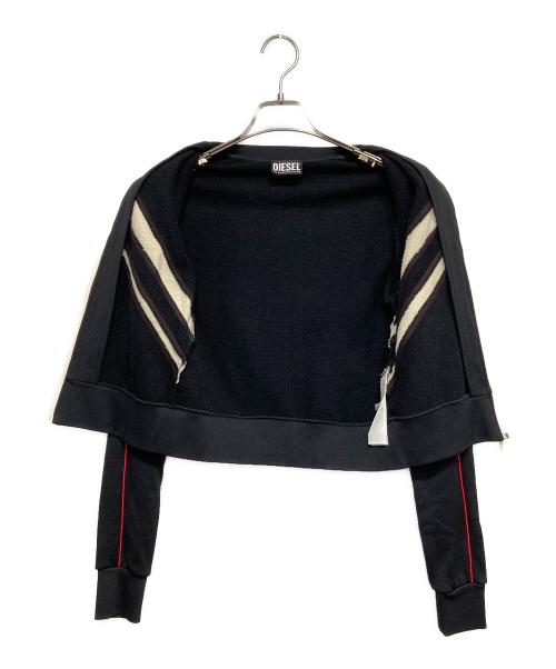 DIESEL（ディーゼル）DIESEL (ディーゼル) F-MACS トラックジャケット ブラック サイズ:Sの古着・服飾アイテム
