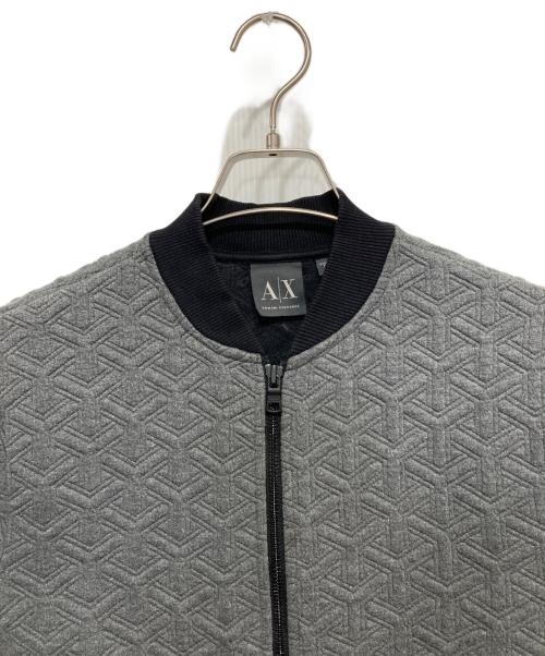 ARMANI EXCHANGE（アルマーニ エクスチェンジ）ARMANI EXCHANGE (アルマーニ エクスチェンジ) ジップアップブルゾン グレー サイズ:XSの古着・服飾アイテム