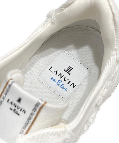 LANVIN en Bleu（ランバンオンブルー）LANVIN en Bleu (ランバンオンブルー) 厚底スニーカー ホワイト サイズ:23.5の古着・服飾アイテム