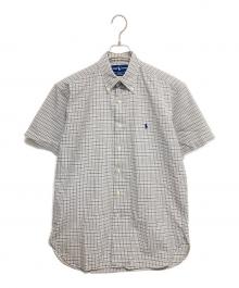 RALPH LAUREN（ラルフローレン）の古着「半袖シャツ」｜ホワイト×ブルー