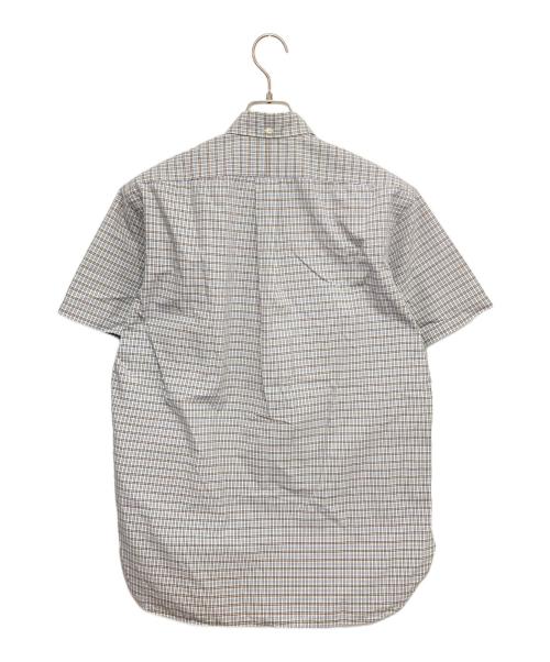 RALPH LAUREN（ラルフローレン）RALPH LAUREN (ラルフローレン) 半袖シャツ ホワイト×ブルー サイズ:Sの古着・服飾アイテム