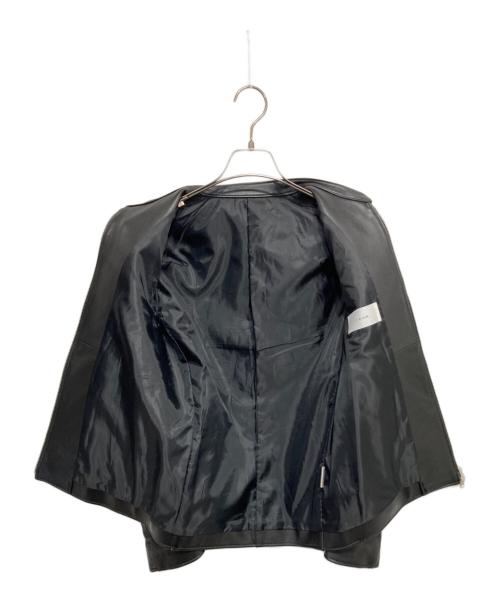 LIDnM（リドム）LIDnM (リドム) シープレザーライダースジャケット ブラック サイズ:Sの古着・服飾アイテム