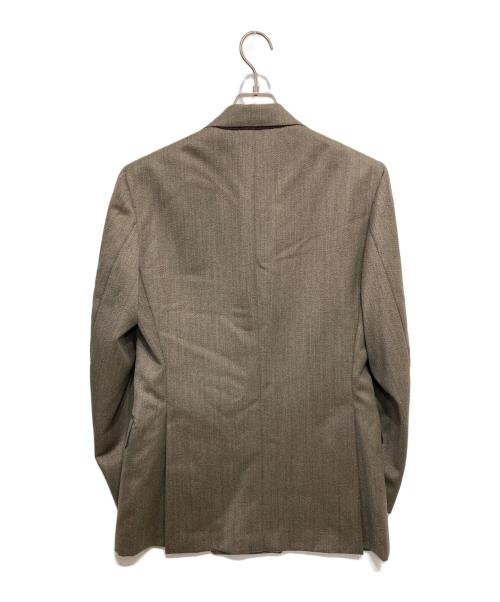 De Petrillo（デペトリロ）De Petrillo (デペトリロ) ６ボタンウールダブルブレストジャケット ブラウン サイズ:46の古着・服飾アイテム