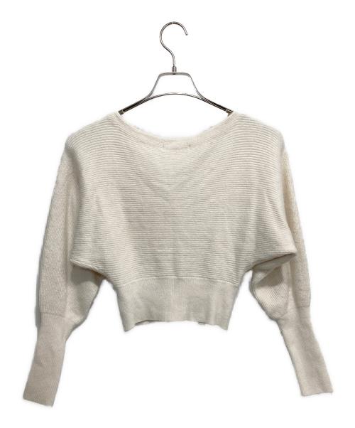 Snidel（スナイデル）Snidel (スナイデル) カーデ×チュールスカートセット ホワイトの古着・服飾アイテム