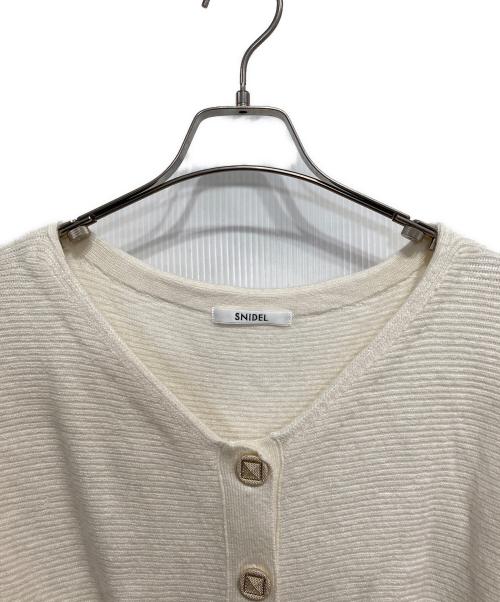 Snidel（スナイデル）Snidel (スナイデル) カーデ×チュールスカートセット ホワイトの古着・服飾アイテム