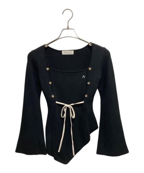 ANDMARY（アンドマリー）ANDMARY (アンドマリー) Blenda knit set up ブラック サイズ:Fの古着・服飾アイテム
