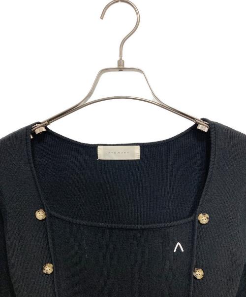 ANDMARY（アンドマリー）ANDMARY (アンドマリー) Blenda knit set up ブラック サイズ:Fの古着・服飾アイテム