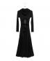 YILON (イロン) ニットワンピース ブラック サイズ:F：5000円