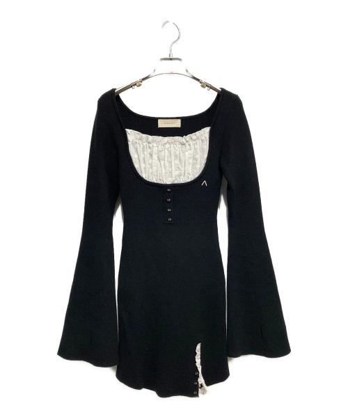 ANDMARY（アンドマリー）ANDMARY (アンドマリー) Poppy lace mini dress ブラック サイズ:Fの古着・服飾アイテム