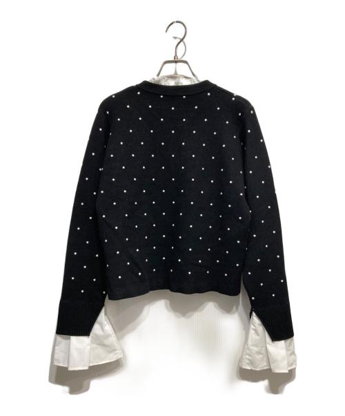 eimy istoire（エイミーイストワール）eimy istoire (エイミーイストワール) Attached collar カーディガン ブラック サイズ:Fの古着・服飾アイテム