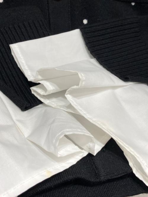 eimy istoire（エイミーイストワール）eimy istoire (エイミーイストワール) Attached collar カーディガン ブラック サイズ:Fの古着・服飾アイテム