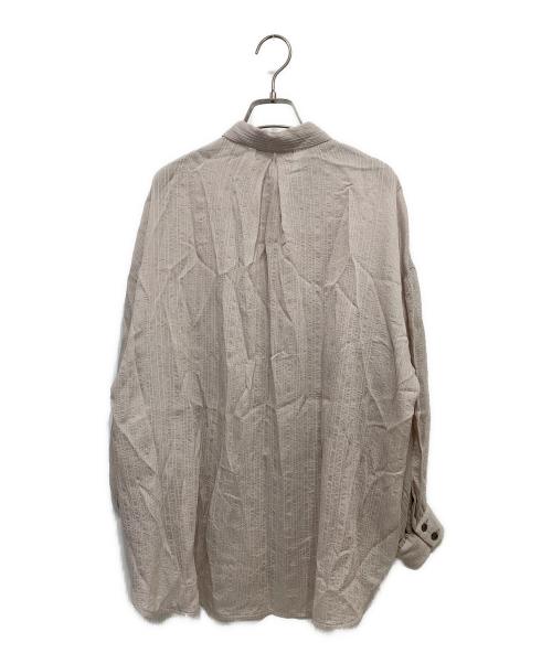 ANAYI（アナイ）ANAYI (アナイ) ドビーパフスリーブブラウス グレージュ サイズ:38の古着・服飾アイテム