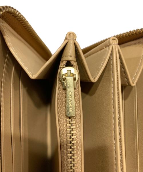 COACH（コーチ）COACH (コーチ) アコーディオン ジップ ウォレット ブラウン サイズ:-の古着・服飾アイテム