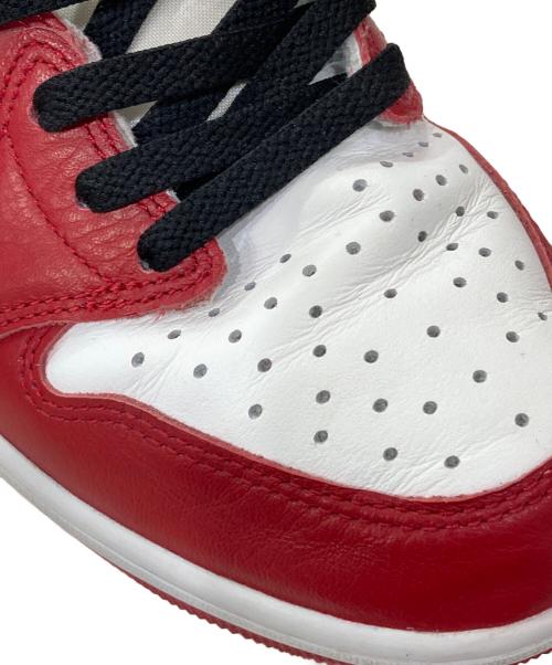 NIKE（ナイキ）NIKE (ナイキ) Air Jordan 1 Retro Low OG/エアジョーダン1 レトロ ロー OG レッド×ホワイト サイズ:27の古着・服飾アイテム