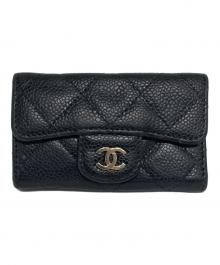 CHANEL（シャネル）の古着「マトラッセキーケース」｜ブラック