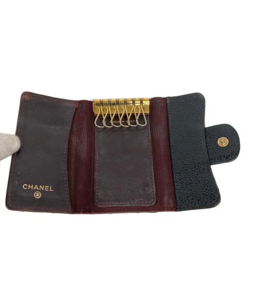 CHANEL（シャネル）CHANEL (シャネル) マトラッセキーケース ブラック サイズ:-の古着・服飾アイテム
