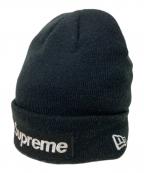New Era×SUPREMEニューエラ×シュプリーム）の古着「Box Logo Beanie」｜ブラック