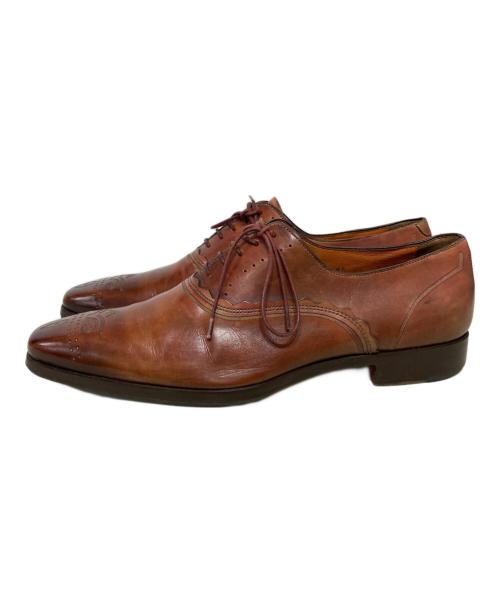 Santoni（サントーニ）Santoni (サントーニ) メダリオンシューズ ブラウン サイズ:6 1/2の古着・服飾アイテム