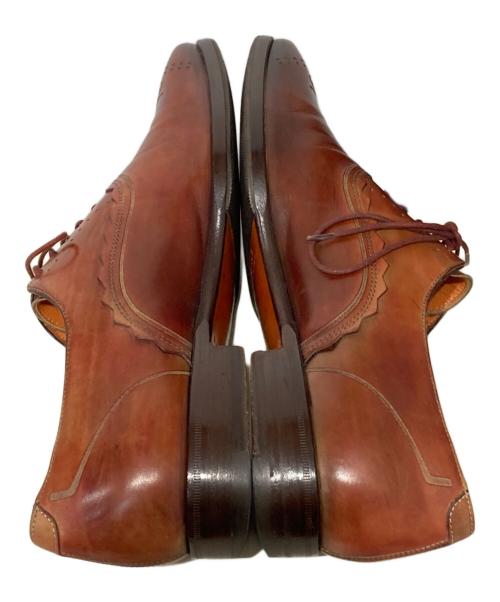 Santoni（サントーニ）Santoni (サントーニ) メダリオンシューズ ブラウン サイズ:6 1/2の古着・服飾アイテム