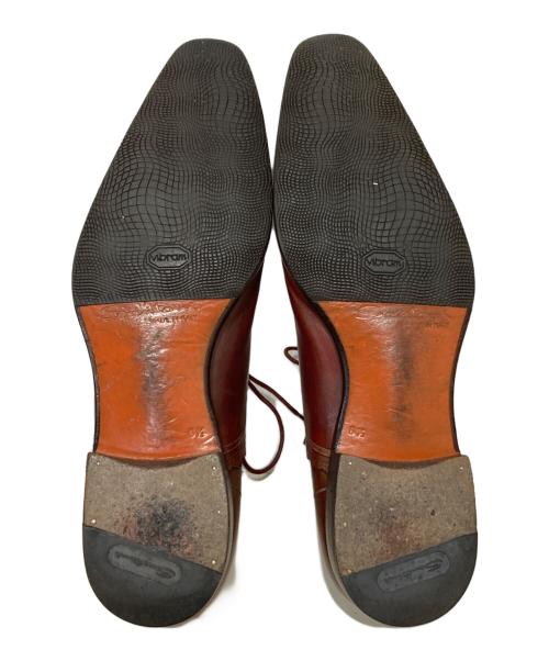 Santoni（サントーニ）Santoni (サントーニ) メダリオンシューズ ブラウン サイズ:6 1/2の古着・服飾アイテム