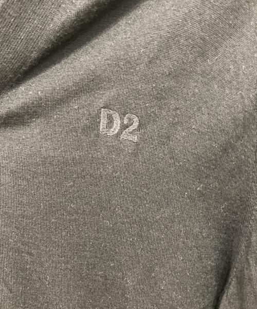 DSQUARED2（ディースクエアード）DSQUARED2 (ディースクエアード) D2 Knit Cardigan ブラック サイズ:Ｍの古着・服飾アイテム