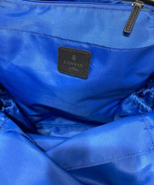 LANVIN en Bleu（ランバンオンブルー）LANVIN en Bleu (ランバンオンブルー) リュック ネイビーの古着・服飾アイテム