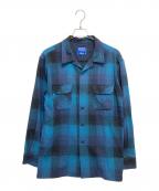 PENDLETONペンドルトン）の古着「ウールシャツ」｜ブルー
