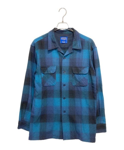 PENDLETON（ペンドルトン）PENDLETON (ペンドルトン) ウールシャツ ブルー サイズ:Lの古着・服飾アイテム