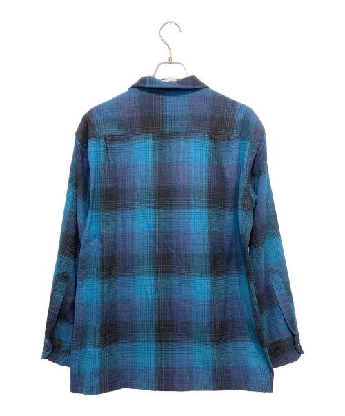 PENDLETON（ペンドルトン）PENDLETON (ペンドルトン) ウールシャツ ブルー サイズ:Lの古着・服飾アイテム