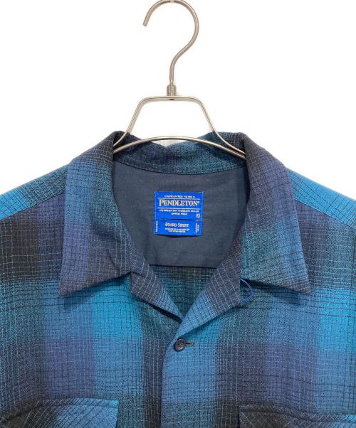PENDLETON（ペンドルトン）PENDLETON (ペンドルトン) ウールシャツ ブルー サイズ:Lの古着・服飾アイテム