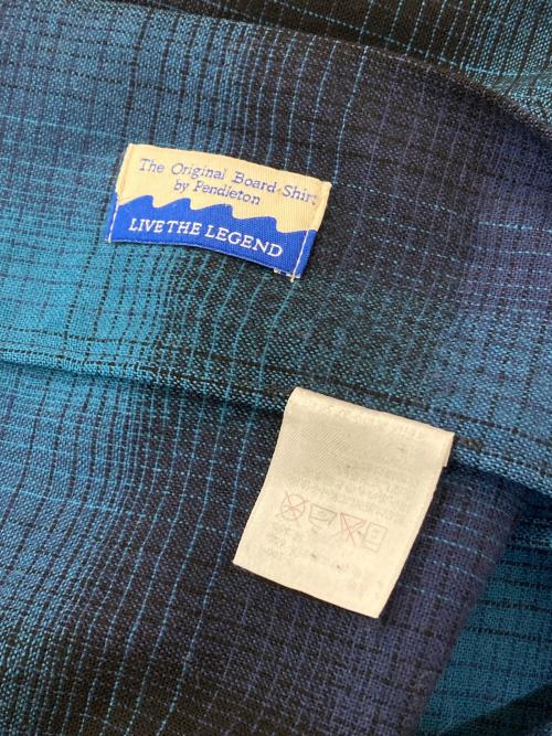 PENDLETON（ペンドルトン）PENDLETON (ペンドルトン) ウールシャツ ブルー サイズ:Lの古着・服飾アイテム